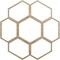 Ekena Millwork Florin Wood Fretwork Pierced Ceiling Medallion, Birch, 34"OD x 14 1/2"ID x 1/4"T CMWP34X34X0250FOBI - alternate 1